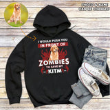I Would Push You - Photo Personalized Pet Pullover Hoodie