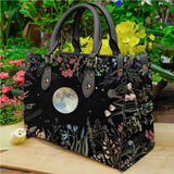 Moon Flower Lava Leather Bag, Amazing Purses For Women