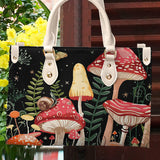 mushroom garden Lava Leather Bag, Amazing Purses For Women