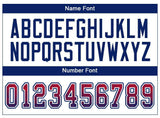 Custom Scarlet Royal-White Drift Fashion Football Jersey