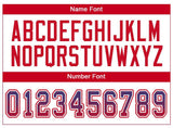 Custom Royal Scarlet-White Drift Fashion Football Jersey