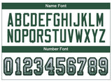 Custom White Grass Green-Black Drift Fashion Football Jersey