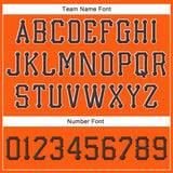 Custom Orange Brown-White Stitched Adjustable Snapback Hat