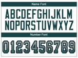 Custom Light Gray Midnight Green-Black Drift Fashion Football Jersey