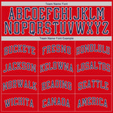 Custom Red Navy-White Authentic Throwback Rib-Knit Baseball Jersey Shirt