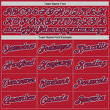 Custom Stitched Red Red-Navy Sports Pullover Sweatshirt Hoodie