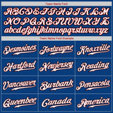 Custom Royal White-Red Authentic Baseball Jersey