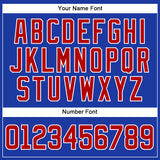 Custom Royal Red-White Authentic Baseball Jersey