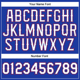 Custom Royal White-Red Authentic Baseball Jersey