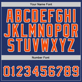 Custom Stitched Royal Orange-White Sports Pullover Sweatshirt Hoodie