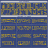 Custom Stitched Royal Royal-Gold Sports Pullover Sweatshirt Hoodie