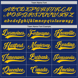 Custom Royal Gold Hockey Jersey