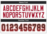 Custom Black Red-Old Gold Drift Fashion Football Jersey