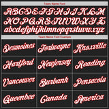 Custom Black Red-Gray Authentic Split Fashion Baseball Jersey