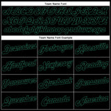 Custom White Black-Kelly Green Authentic Split Fashion Basketball Jersey