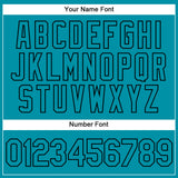 Custom White Teal-Black Authentic Split Fashion Basketball Jersey