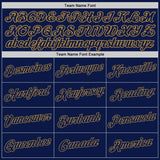 Custom Stitched White Navy-Old Gold Split Fashion Sports Pullover Sweatshirt Hoodie