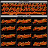 Custom Black Red-White Authentic Split Fashion Baseball Jersey
