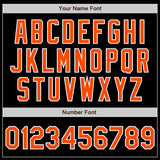 Custom Black Orange-Teal Authentic Split Fashion Baseball Jersey
