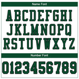Custom White Grass Green-Black Mesh Authentic Football Jersey