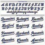 Custom White Royal-Old Gold Authentic Baseball Jersey