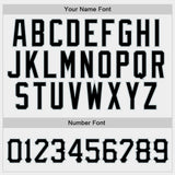 Custom White Black-Silver Authentic Baseball Jersey