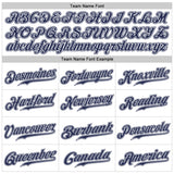 Custom White Navy Pinstripe Navy-White Sports Pants