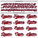 Custom White Red-Navy Authentic Baseball Jersey