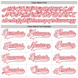 Custom White White-Red Authentic Baseball Jersey