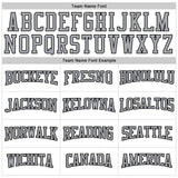 Custom Stitched White Purple Pinstripe Black-Gray Sports Pullover Sweatshirt Hoodie