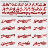 Custom White Royal-Red Authentic Baseball Jersey